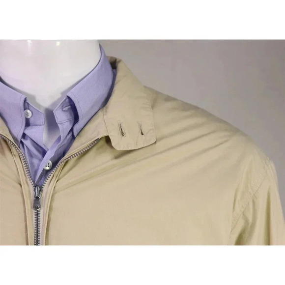 Avon House Co. Japan Tan Cotton Bomber Cafe Racer Jacket Men's Medium - Picture 4 of 9